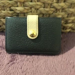 Vintage Authentic MIU MIU Black Accordion Card Holder